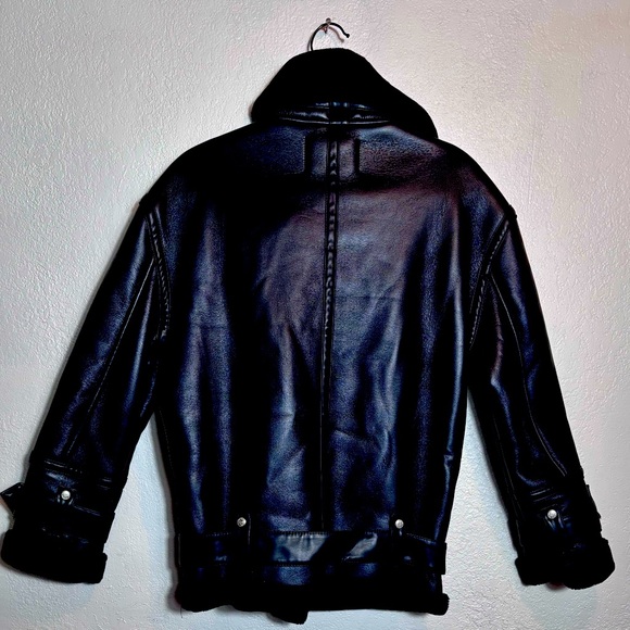 Rebecca Minkoff Black Faux Fur Jacket - Picture 2 of 11